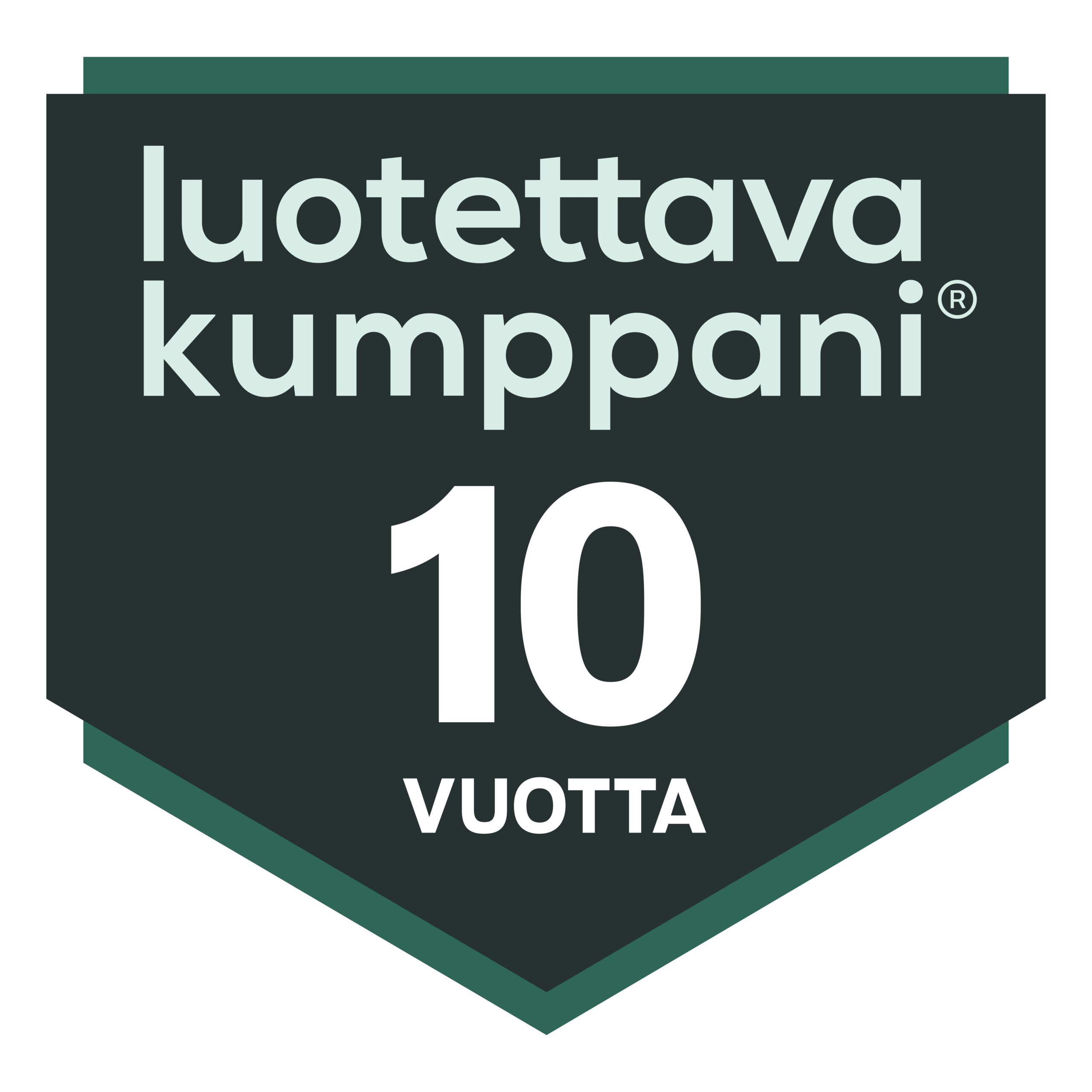 Luotettava kumppani 10v.